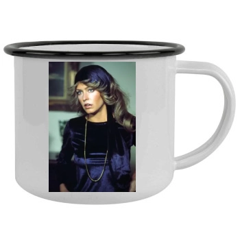 Farrah Fawcett Camping Mug