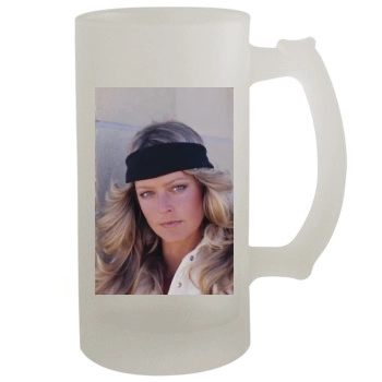 Farrah Fawcett 16oz Frosted Beer Stein