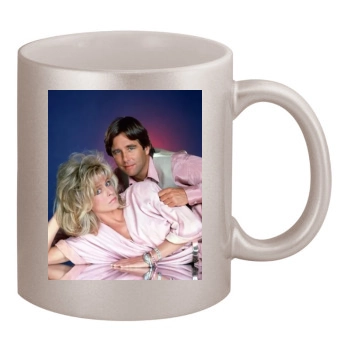 Farrah Fawcett 11oz Metallic Silver Mug