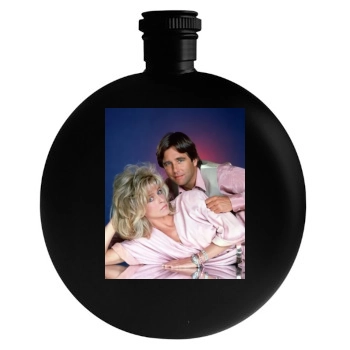 Farrah Fawcett Round Flask