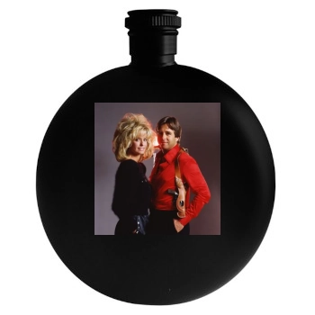 Farrah Fawcett Round Flask