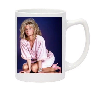 Farrah Fawcett 14oz White Statesman Mug