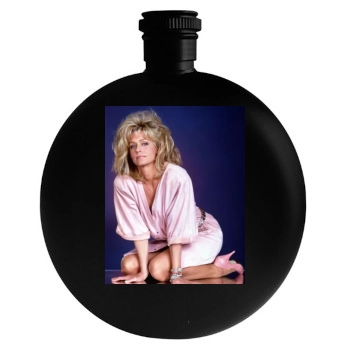 Farrah Fawcett Round Flask