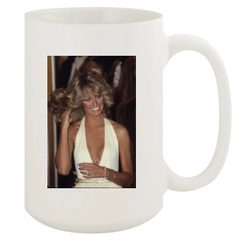 Farrah Fawcett 15oz White Mug