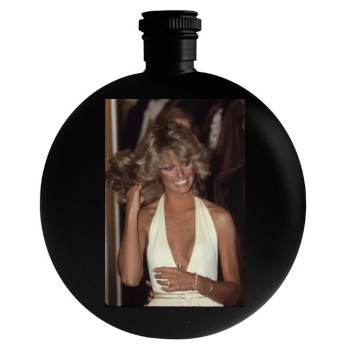 Farrah Fawcett Round Flask