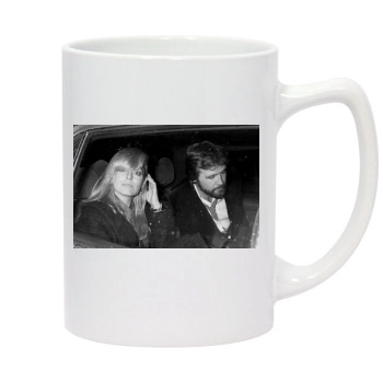 Farrah Fawcett 14oz White Statesman Mug