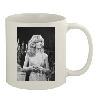 Farrah Fawcett 11oz White Mug