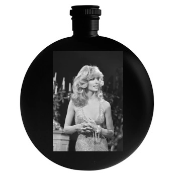 Farrah Fawcett Round Flask