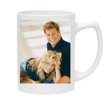 Farrah Fawcett 14oz White Statesman Mug