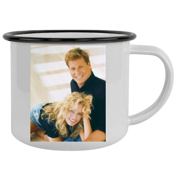 Farrah Fawcett Camping Mug