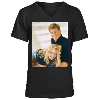 Farrah Fawcett Men's V-Neck T-Shirt