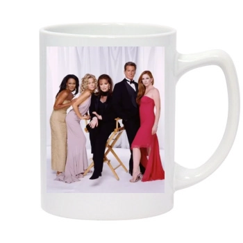 Farrah Fawcett 14oz White Statesman Mug