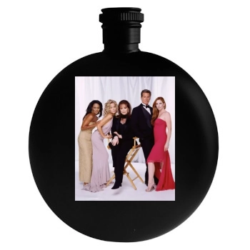 Farrah Fawcett Round Flask