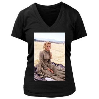 Farrah Fawcett Women's Deep V-Neck TShirt