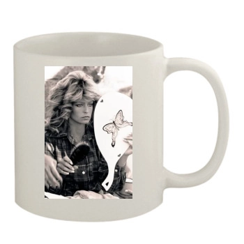 Farrah Fawcett 11oz White Mug