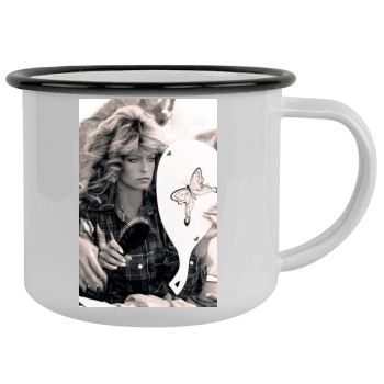 Farrah Fawcett Camping Mug