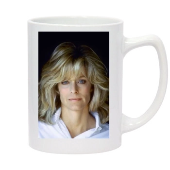 Farrah Fawcett 14oz White Statesman Mug