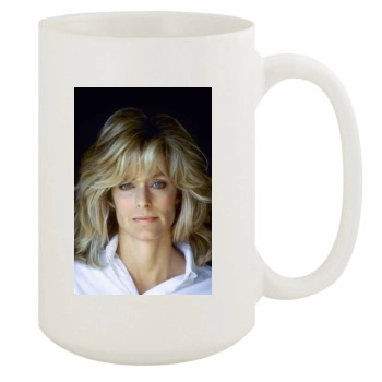 Farrah Fawcett 15oz White Mug