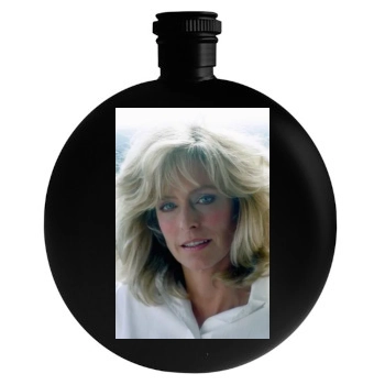 Farrah Fawcett Round Flask