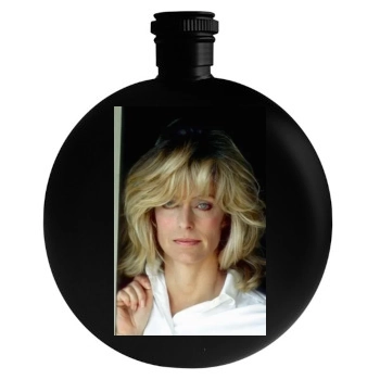 Farrah Fawcett Round Flask