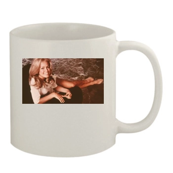 Farrah Fawcett 11oz White Mug