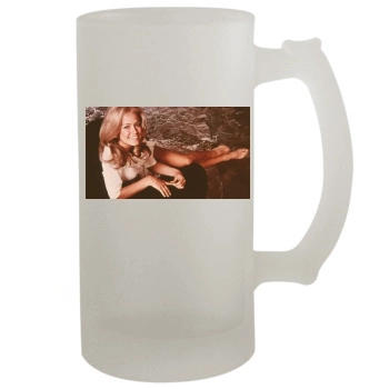 Farrah Fawcett 16oz Frosted Beer Stein