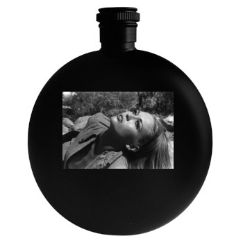 Faye Dunaway Round Flask