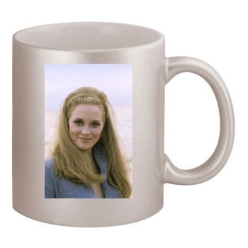 Faye Dunaway 11oz Metallic Silver Mug