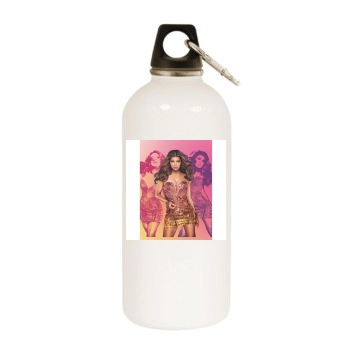 Fergie White Water Bottle With Carabiner