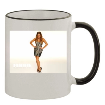 Fergie 11oz Colored Rim & Handle Mug