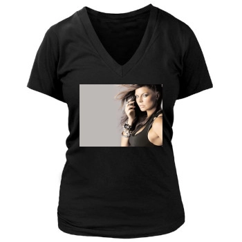 Fergie Women's Deep V-Neck TShirt