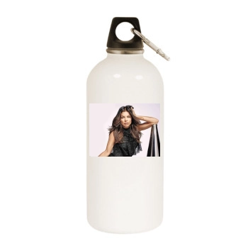 Fergie White Water Bottle With Carabiner