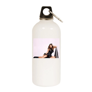 Fergie White Water Bottle With Carabiner