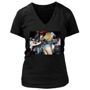 Fergie Women's Deep V-Neck TShirt