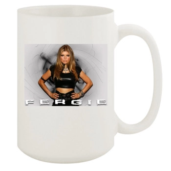 Fergie 15oz White Mug