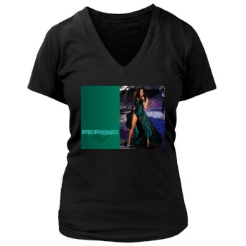 Fergie Women's Deep V-Neck TShirt