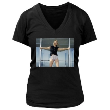 Fergie Women's Deep V-Neck TShirt