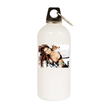 Fergie White Water Bottle With Carabiner