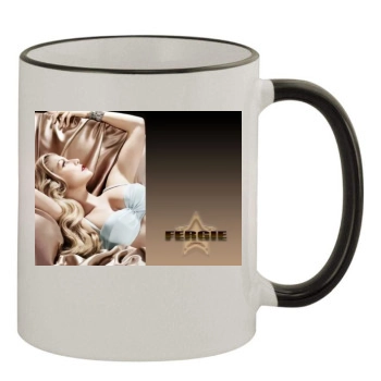 Fergie 11oz Colored Rim & Handle Mug