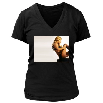 Fergie Women's Deep V-Neck TShirt