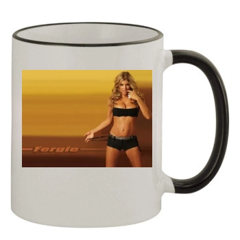 Fergie 11oz Colored Rim & Handle Mug