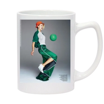 Flavia Lucini 14oz White Statesman Mug