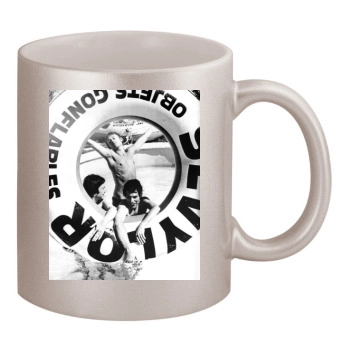 Freddie Mercury 11oz Metallic Silver Mug