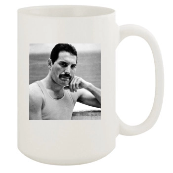 Freddie Mercury 15oz White Mug