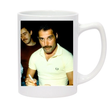 Freddie Mercury 14oz White Statesman Mug