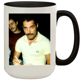 Freddie Mercury 15oz Colored Inner & Handle Mug