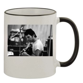 Freddie Mercury 11oz Colored Rim & Handle Mug