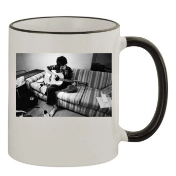 Freddie Mercury 11oz Colored Rim & Handle Mug