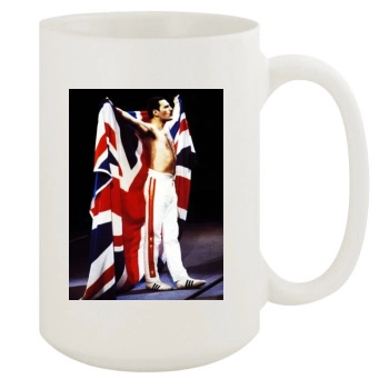 Freddie Mercury 15oz White Mug