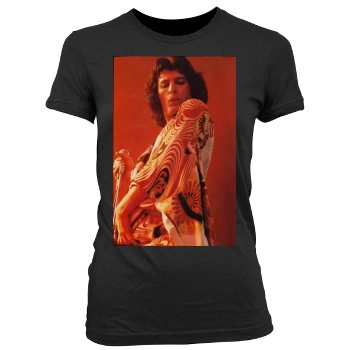 Freddie Mercury Women's Junior Cut Crewneck T-Shirt